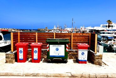 Paros Marine Litter station by Aegean Rebreath