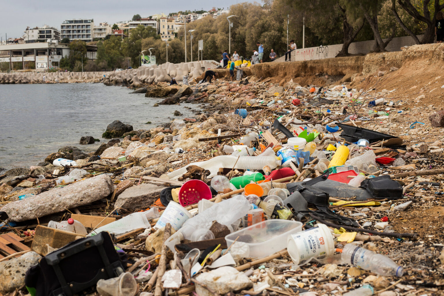 Coastal Cleaning in Peace & Friendship Stadium | Aegean Rebreath