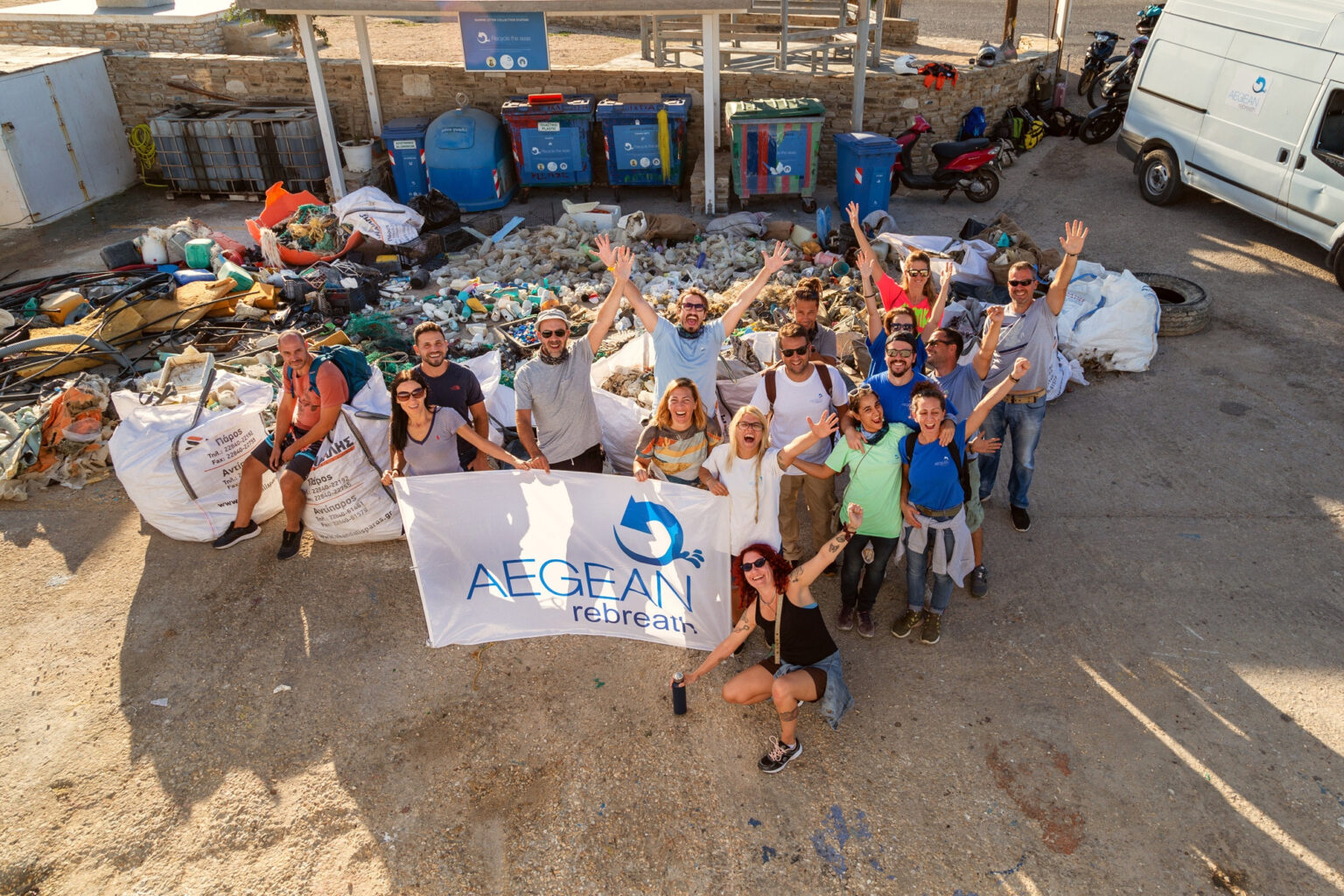 Underwater Cleaning in Antiparos October 2020 | Aegean Rebreath